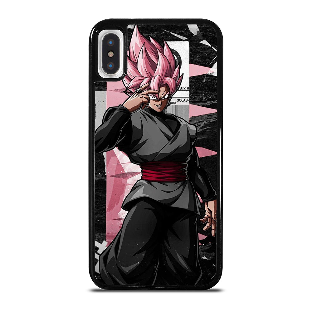 BLACK GOKU DRAGON BALL SSJ ROSE iPhone X / XS Case Cover
