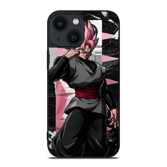 BLACK GOKU DRAGON BALL SSJ ROSE iPhone 14 Plus Case Cover
