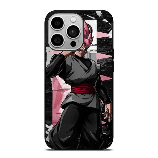 BLACK GOKU DRAGON BALL SSJ ROSE iPhone 14 Pro Case Cover