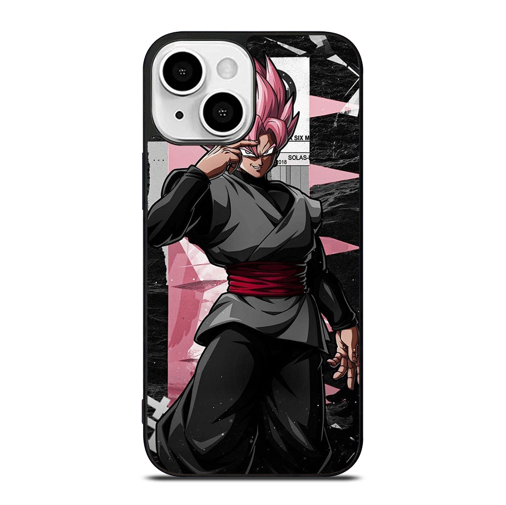 BLACK GOKU DRAGON BALL SSJ ROSE iPhone 13 Mini Case Cover