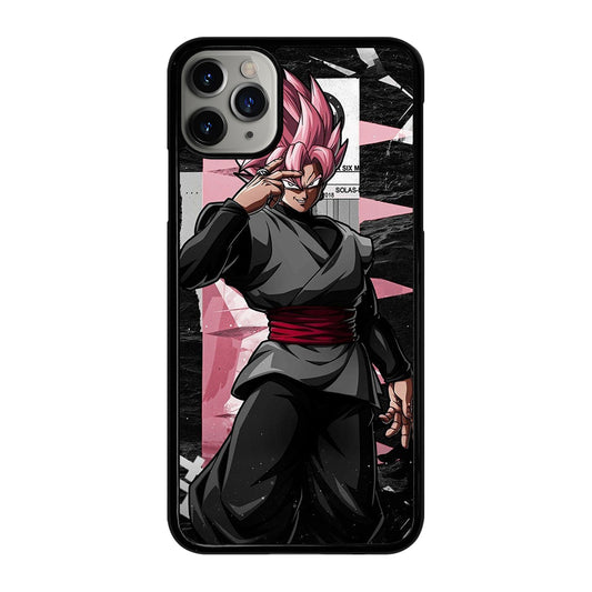 BLACK GOKU DRAGON BALL SSJ ROSE iPhone 11 Pro Max Case Cover