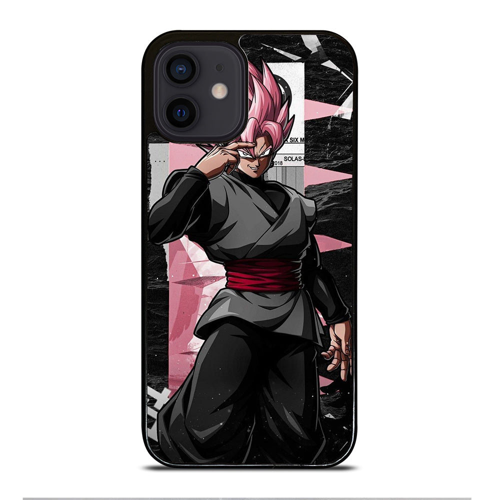 BLACK GOKU DRAGON BALL SSJ ROSE iPhone 12 Mini Case Cover