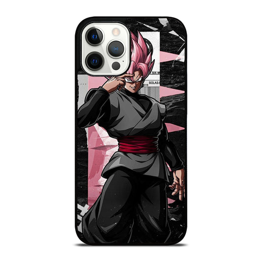 BLACK GOKU DRAGON BALL SSJ ROSE iPhone 12 Pro Max Case Cover