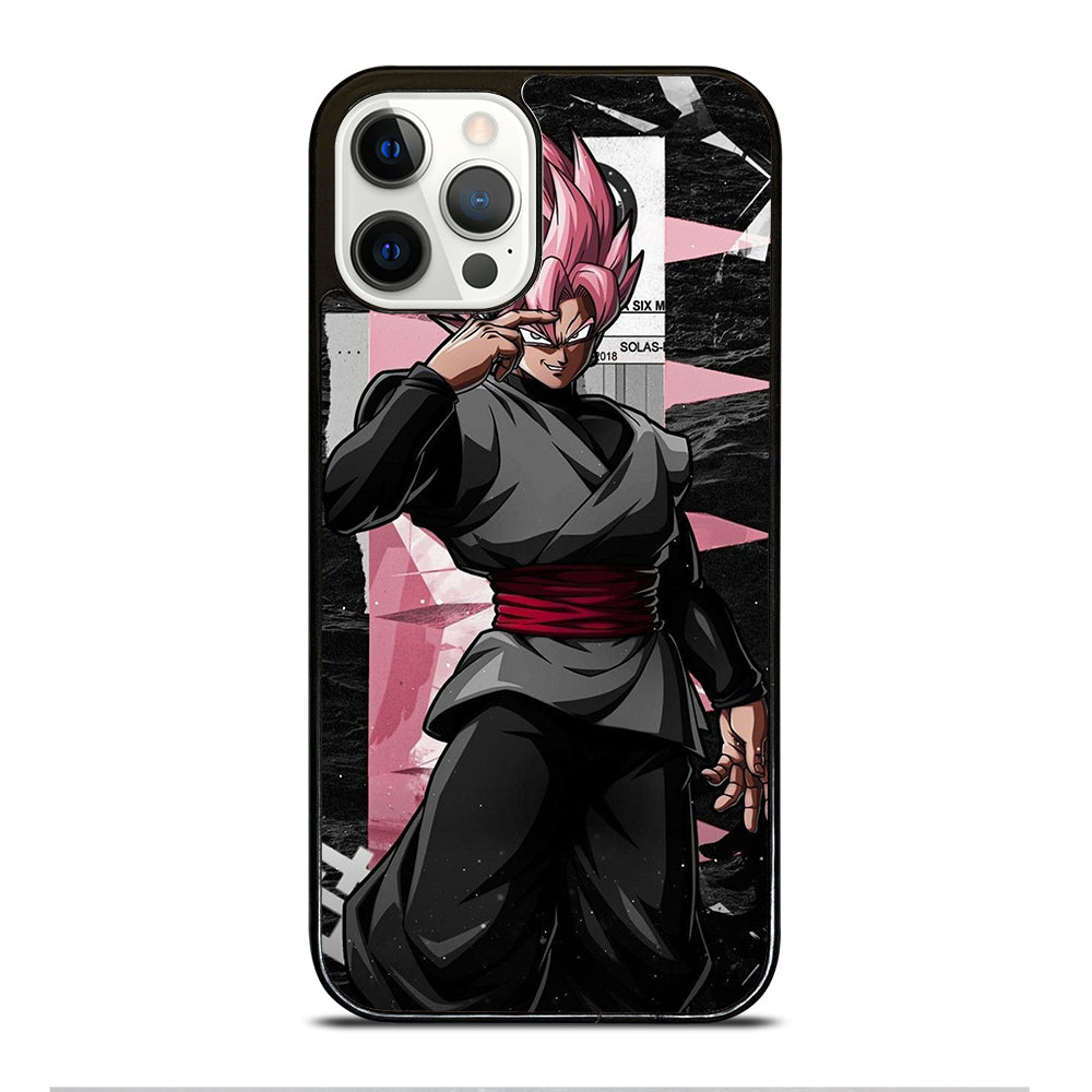BLACK GOKU DRAGON BALL SSJ ROSE iPhone 12 Pro Case Cover