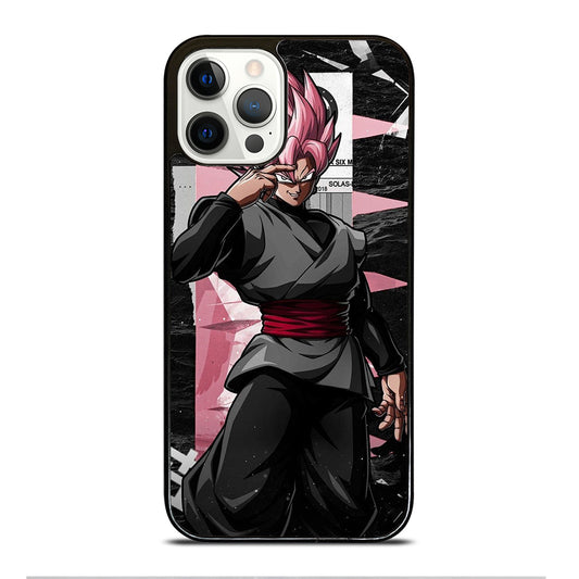 BLACK GOKU DRAGON BALL SSJ ROSE iPhone 12 Pro Case Cover