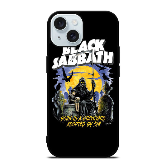 BLACK SABBATH BAND POSTER iPhone 15 Case Cover