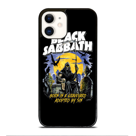 BLACK SABBATH BAND POSTER iPhone 12 Case Cover