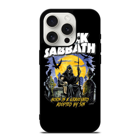 BLACK SABBATH BAND POSTER iPhone 15 Pro Case Cover