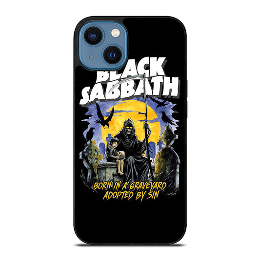 BLACK SABBATH BAND POSTER iPhone 14 Case Cover