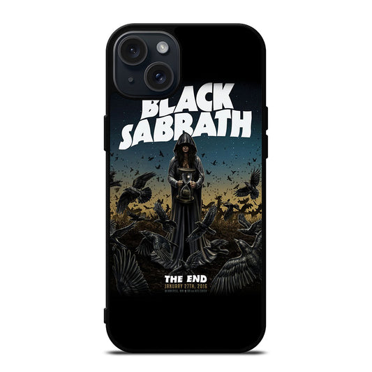 BLACK SABBATH BAND THE END iPhone 15 Plus Case Cover