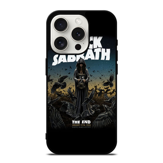 BLACK SABBATH BAND THE END iPhone 15 Pro Case Cover