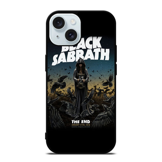 BLACK SABBATH BAND THE END iPhone 15 Case Cover