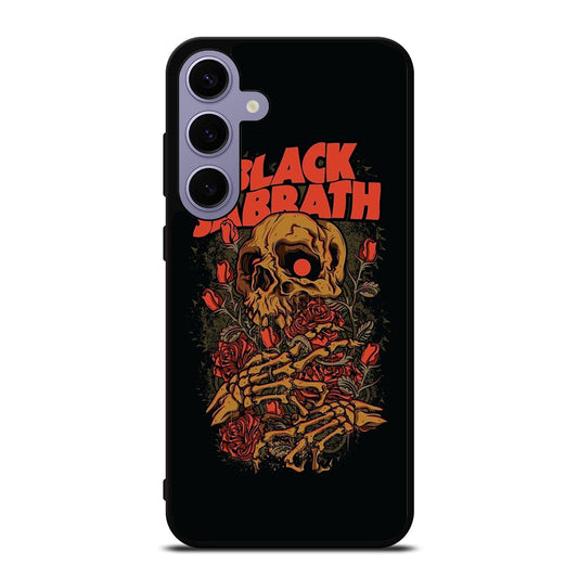 BLACK SABBATH ROSE SKULL BAND Samsung Galaxy S24 Plus Case Cover