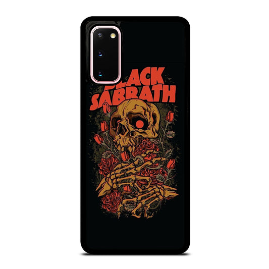 BLACK SABBATH ROSE SKULL BAND Samsung Galaxy S20 Case Cover
