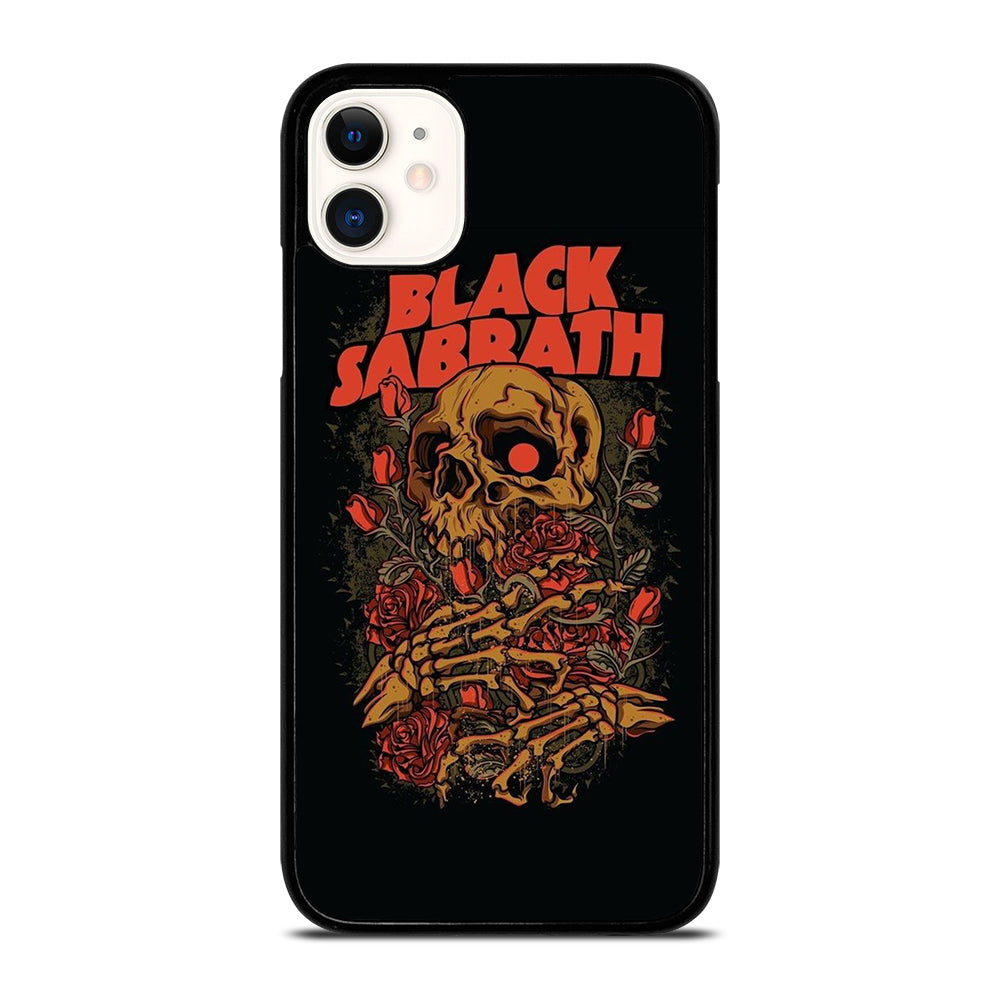 BLACK SABBATH ROSE SKULL BAND iPhone 11 Case Cover