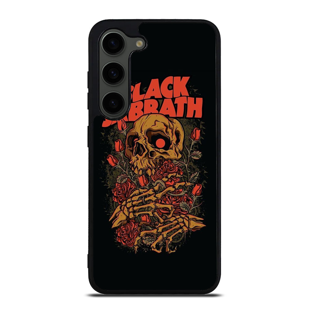 BLACK SABBATH ROSE SKULL BAND Samsung Galaxy S23 Plus Case Cover