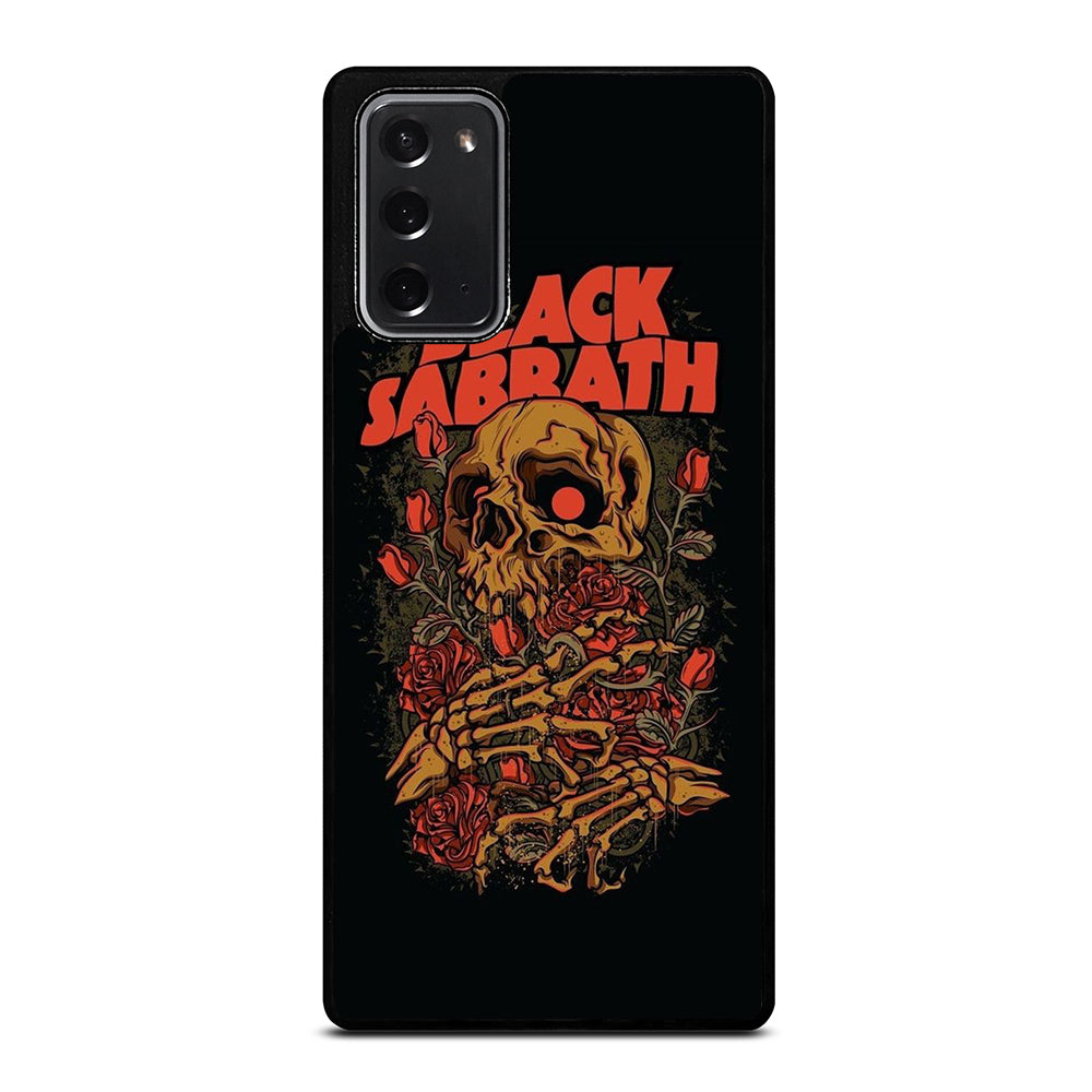BLACK SABBATH ROSE SKULL BAND Samsung Galaxy Note 20 Case Cover