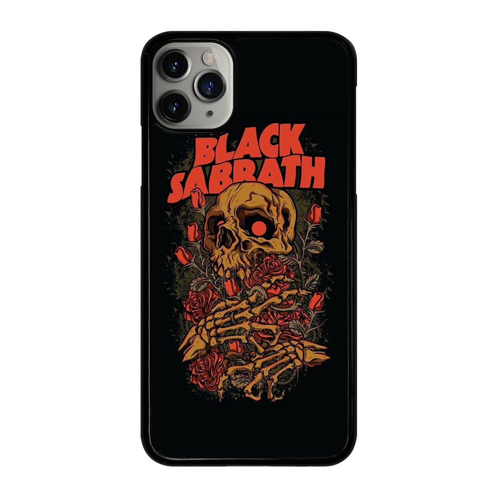BLACK SABBATH ROSE SKULL BAND iPhone 11 Pro Max Case Cover