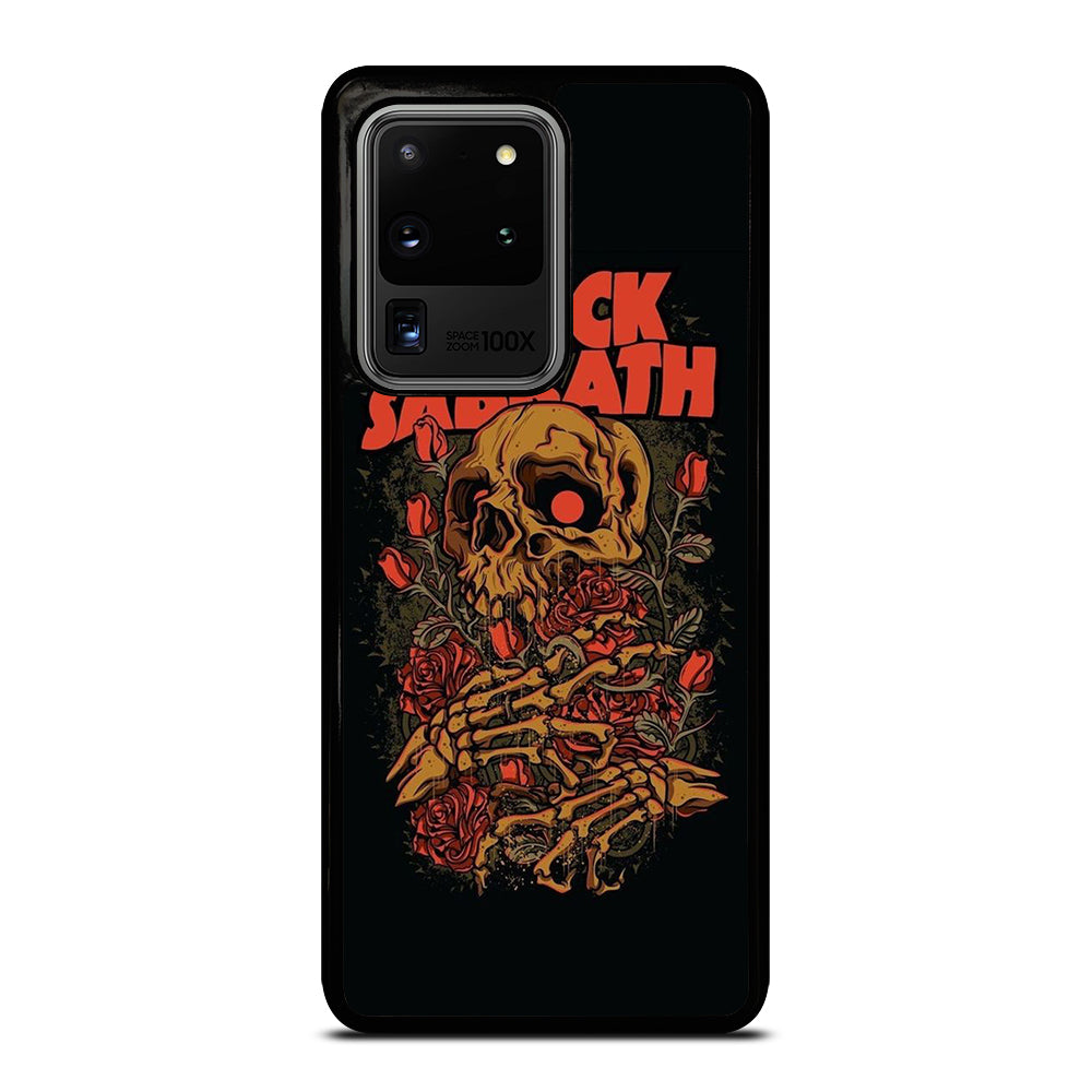 BLACK SABBATH ROSE SKULL BAND Samsung Galaxy S20 Ultra Case Cover