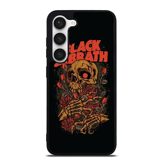 BLACK SABBATH ROSE SKULL BAND Samsung Galaxy S23 Case Cover