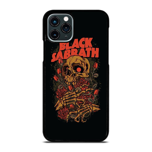 BLACK SABBATH ROSE SKULL BAND iPhone 11 Pro Case Cover