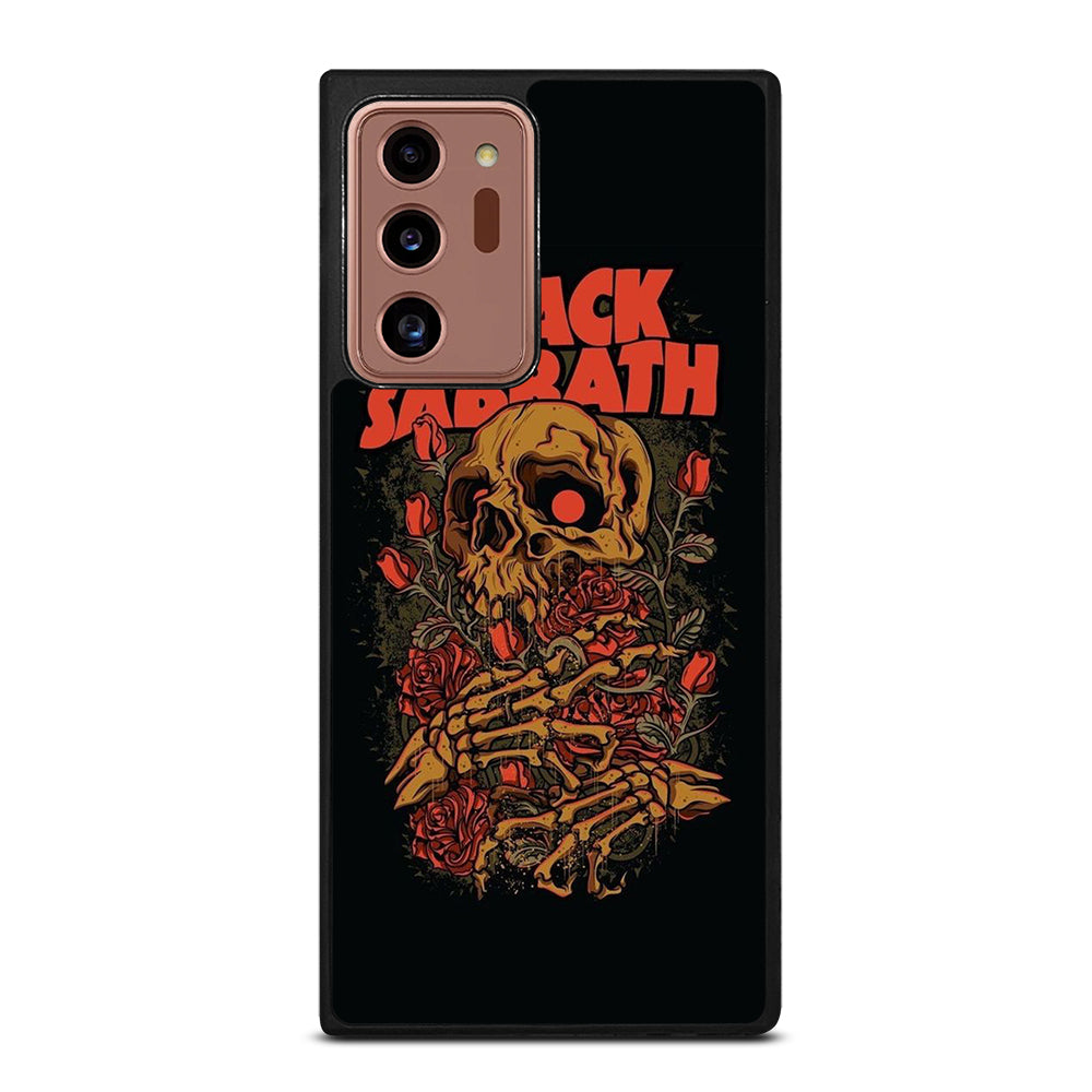 BLACK SABBATH ROSE SKULL BAND Samsung Galaxy Note 20 Ultra Case Cover