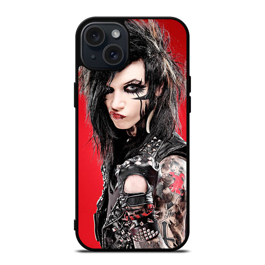 BLACK VEIL BRIDES ANDY BIERSACK 3 iPhone 15 Plus Case Cover