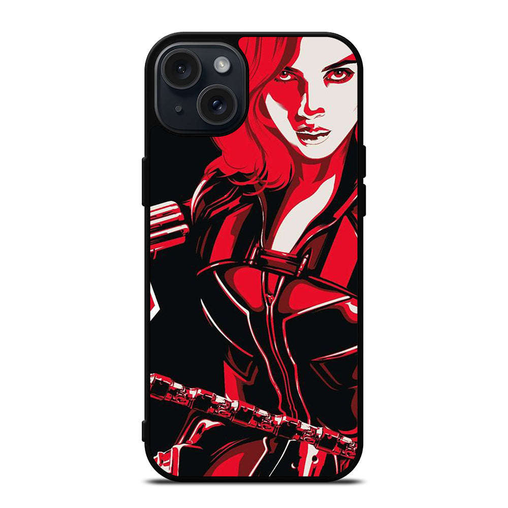 BLACK WIDOW iPhone 15 Plus Case Cover