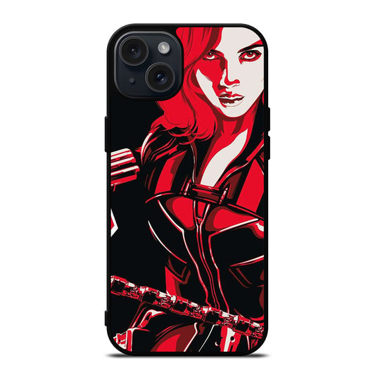 BLACK WIDOW iPhone 15 Plus Case Cover