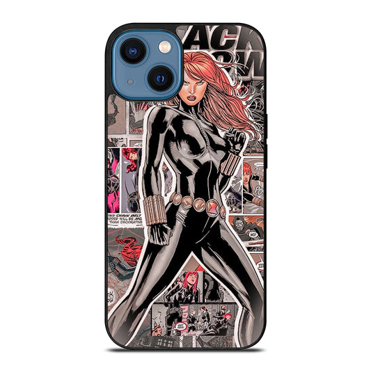 BLACK WIDOW COMIC iPhone 14 Case Cover