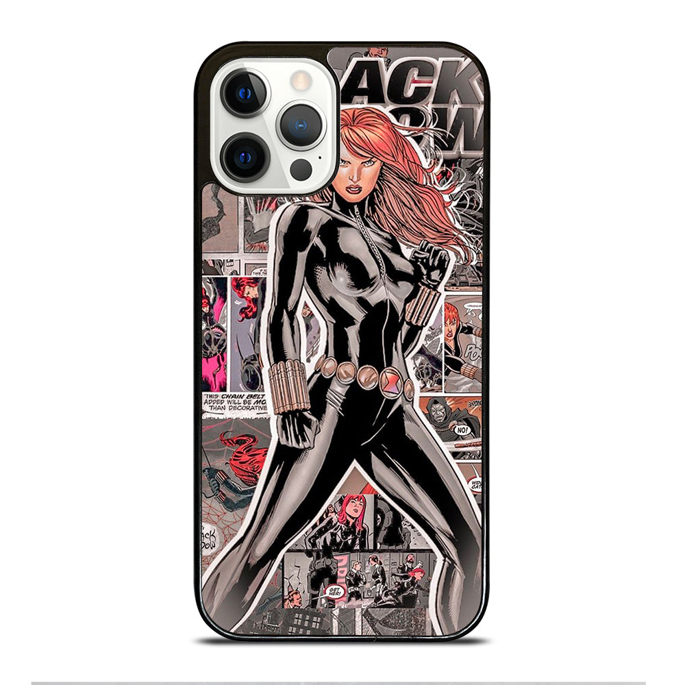 BLACK WIDOW COMIC iPhone 12 Pro Case Cover
