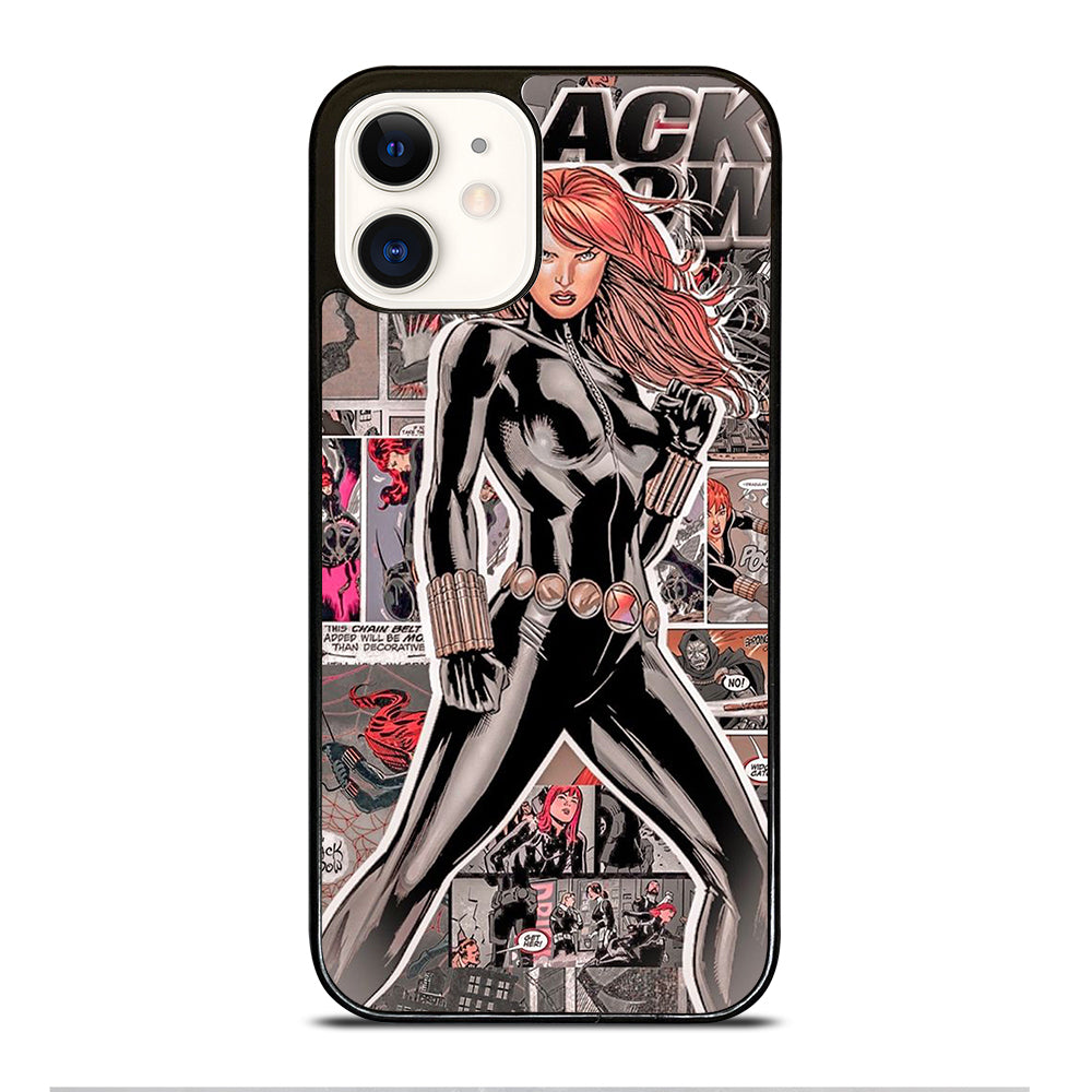 BLACK WIDOW COMIC iPhone 12 Case Cover