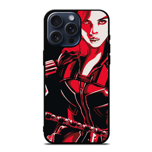 BLACK WIDOW iPhone 15 Pro Max Case Cover