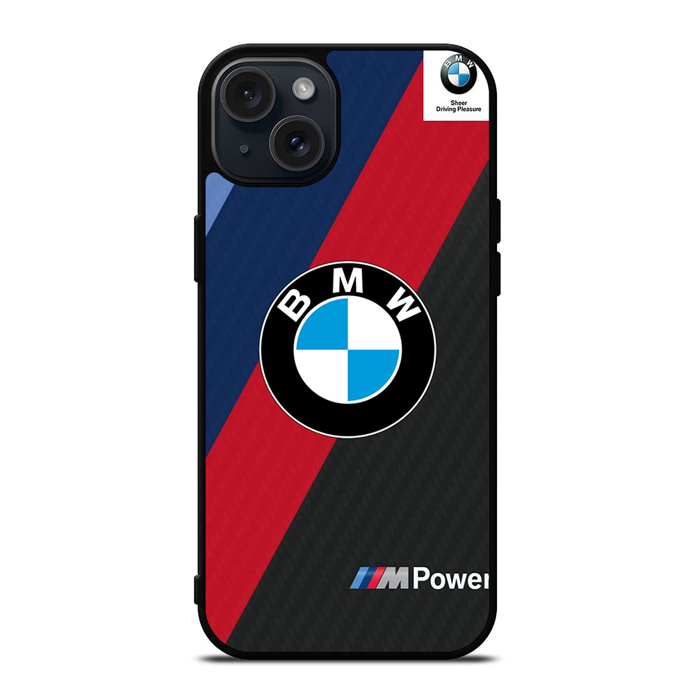 BMW LOGO CARBON iPhone 15 Plus Case Cover