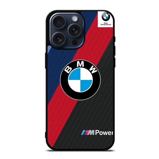 BMW LOGO CARBON iPhone 15 Pro Max Case Cover