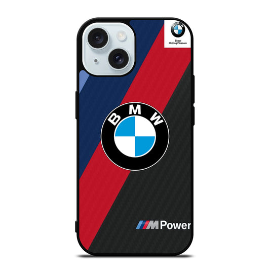 BMW LOGO CARBON iPhone 15 Case Cover