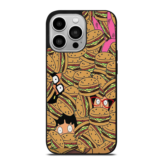 BOB'S BURGERS PATTERN iPhone 14 Pro Case Cover