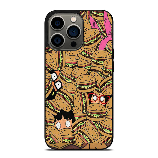 BOB'S BURGERS PATTERN iPhone 13 Pro Case Cover