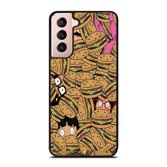 BOB'S BURGERS PATTERN Samsung Galaxy S21 Case Cover