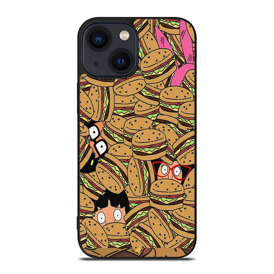 BOB'S BURGERS PATTERN iPhone 14 Plus Case Cover