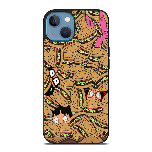 BOB'S BURGERS PATTERN iPhone 13 Case Cover