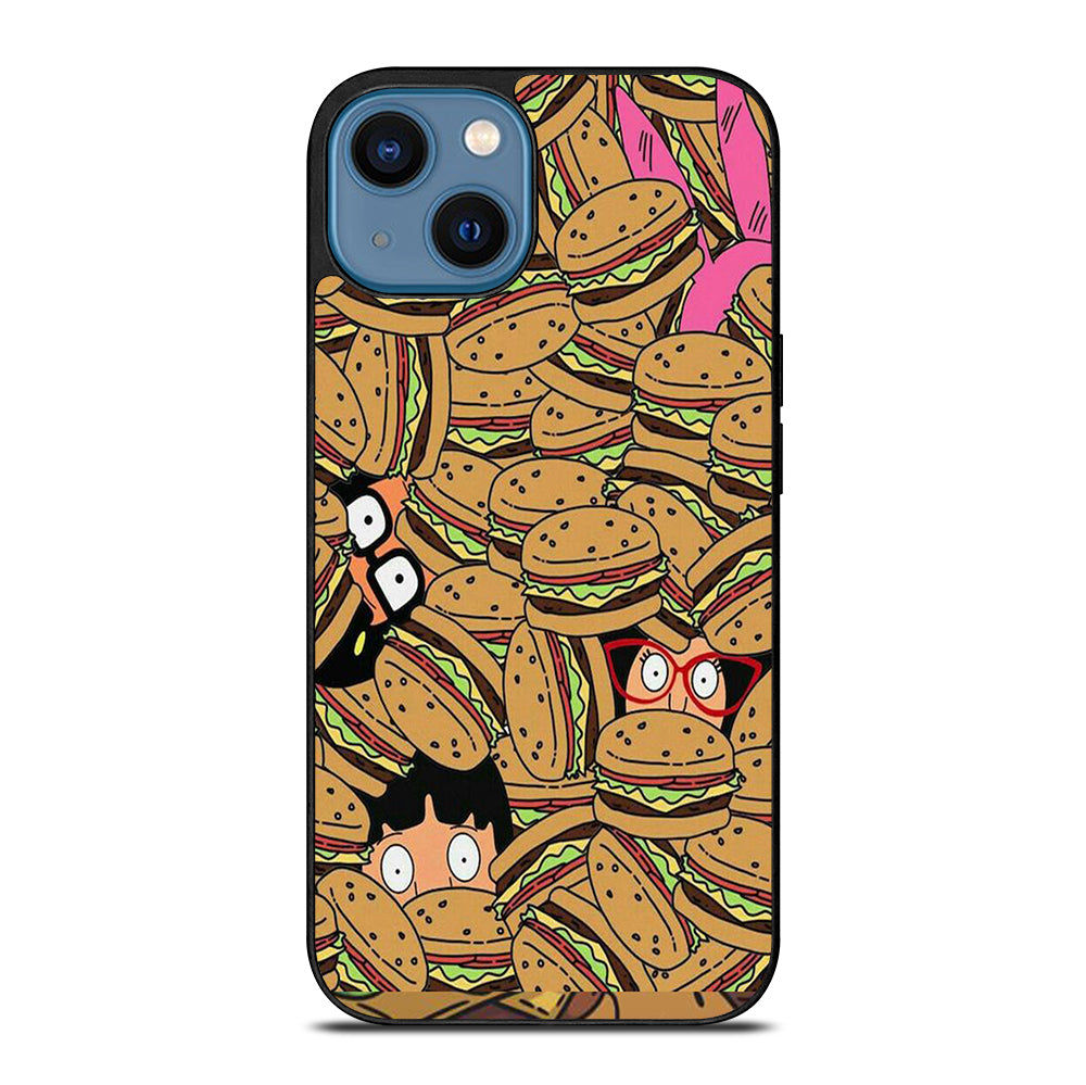 BOB'S BURGERS PATTERN iPhone 14 Case Cover