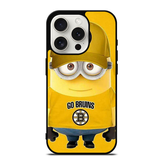 BOSTON BRUINS MINION iPhone 15 Pro Case Cover