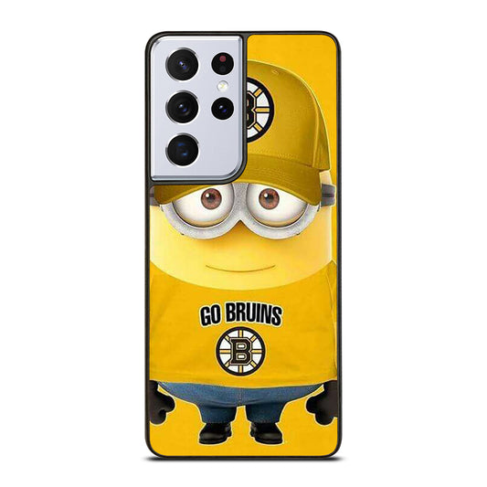 BOSTON BRUINS MINION Samsung Galaxy S21 Ultra Case Cover