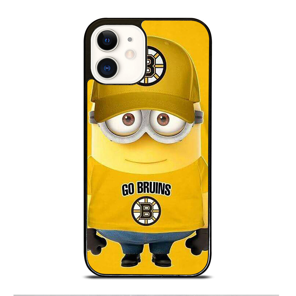 BOSTON BRUINS MINION iPhone 12 Case Cover