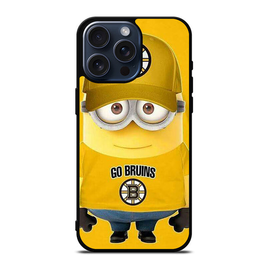 BOSTON BRUINS MINION iPhone 15 Pro Max Case Cover