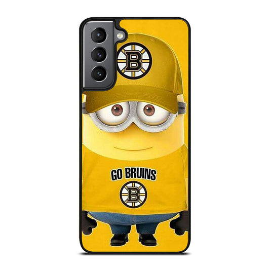 BOSTON BRUINS MINION Samsung Galaxy S21 Plus Case Cover
