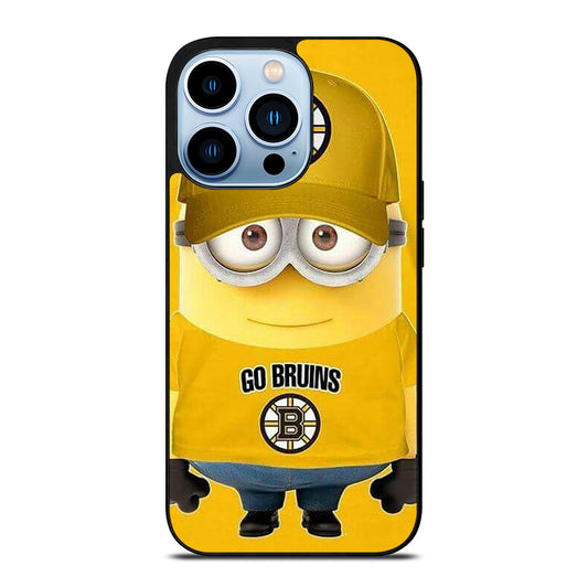 BOSTON BRUINS MINION iPhone 13 Pro Max Case Cover