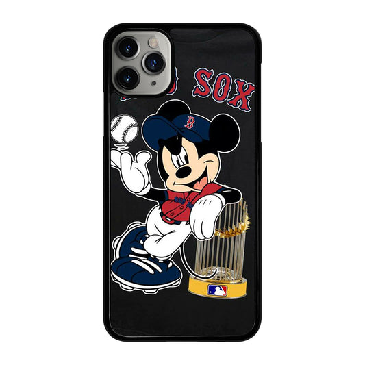 BOSTON RED SOX MICKEY MOUSE iPhone 11 Pro Max Case Cover