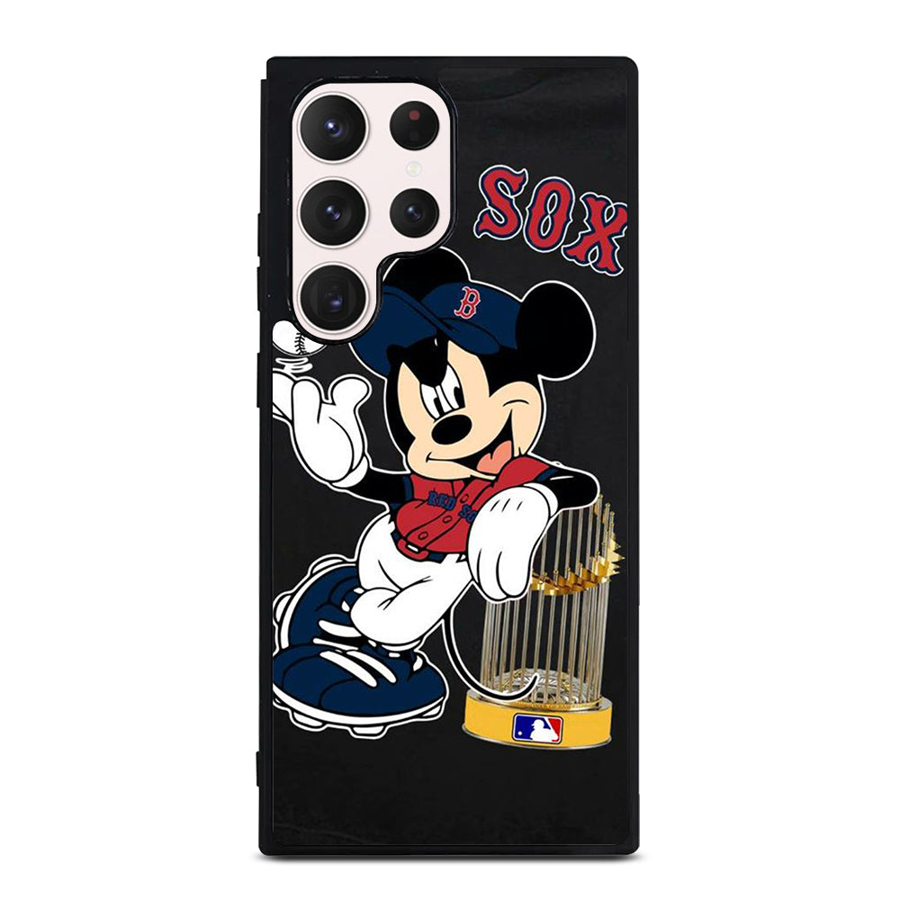 BOSTON RED SOX MICKEY MOUSE Samsung Galaxy S23 Ultra Case Cover